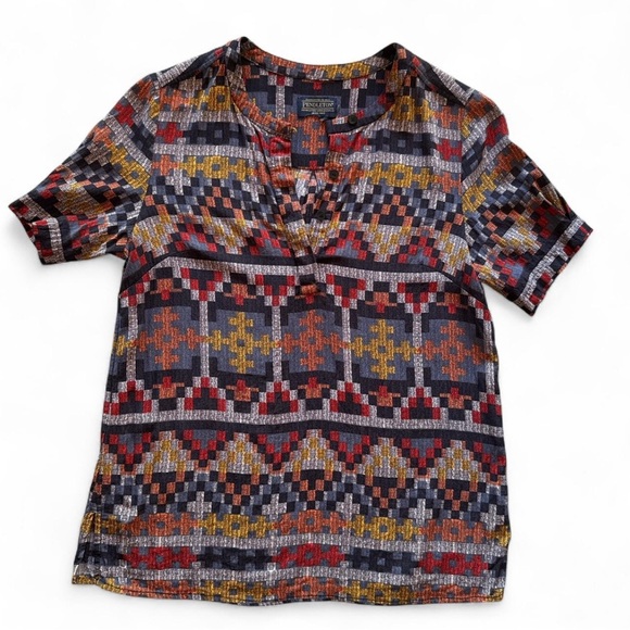 Pendleton Multicolor Geometric Button-Up Top - Size Small - Picture 1 of 3